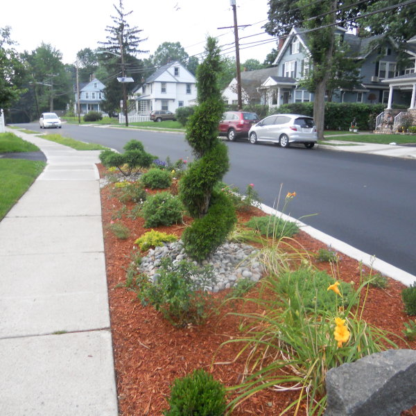 after view of englewood nj landscape
