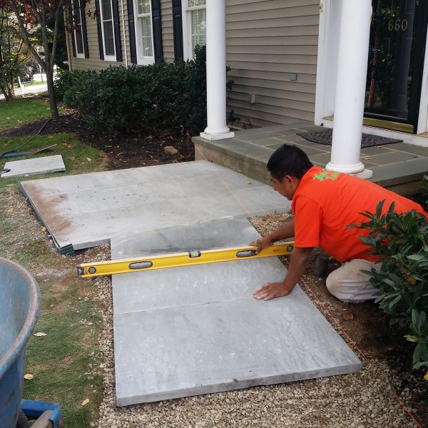 Laying Pavers in Bergen County