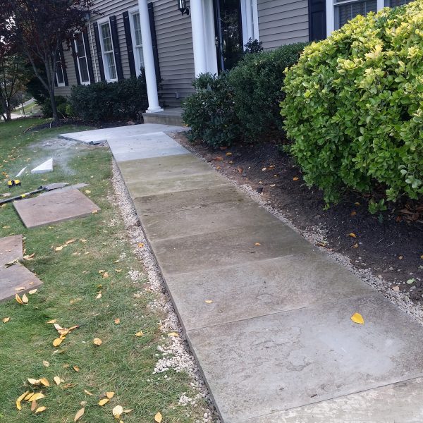 Paver Walkway After